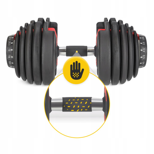 Гантель  4FIZJO Premium 2.5-24 кг с регулируемым весом - фото №6